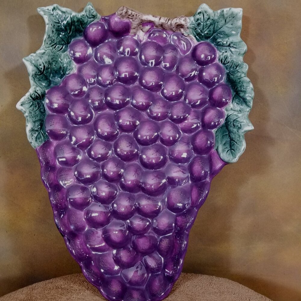 Raymond Waites - Mint Condition - X-Large Grape Serving Platter